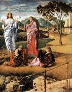 Transfiguration of Christ (detail)  ytt BELLINI, Giovanni